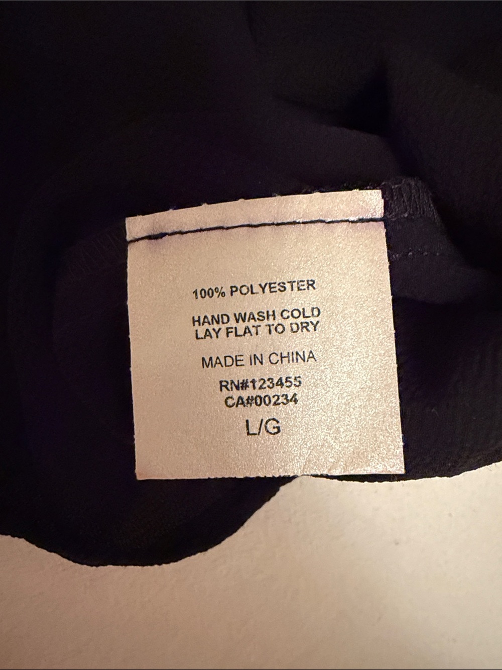 Design Lab Lord & Taylor Black Off-Shoulder Ruffle Crop Top - Picture 6 of 6